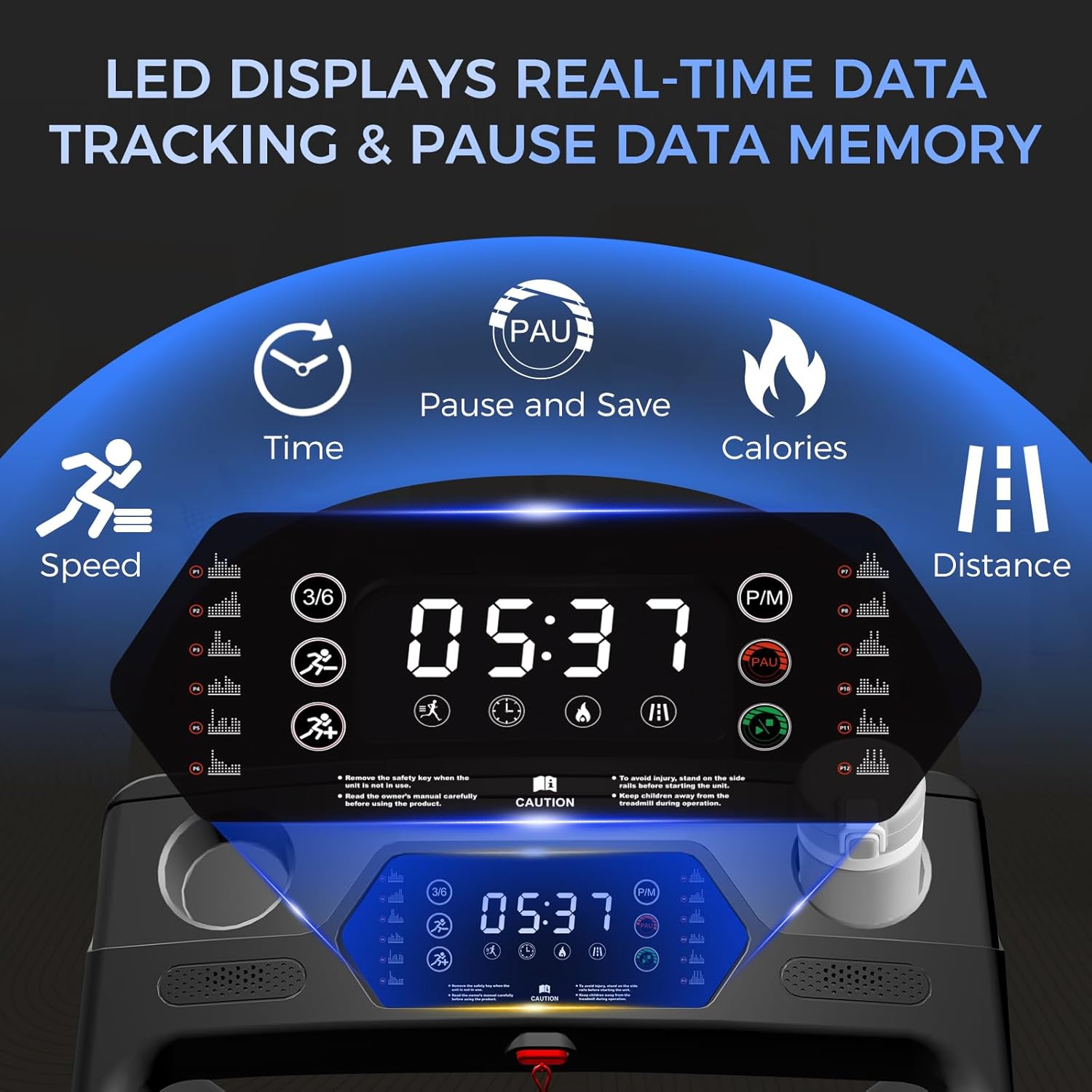 Treadmill with Incline 3-in-1 Portable Treadmills for Home Small, Incline Walking Pad Treadmill with Handle Bar, Walking Pad Foldable with 3.0HP Quiet Brushless, LED Dispay, 300LBS Capacity Black